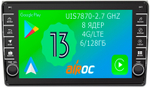 Магнитола для AUDI A4 2000-2008 (B6,B7) - Airoc AB-3604 (кнопки и крутилки), Android 13, TS20, 6/128Гб, SIM-слот, CarPlay