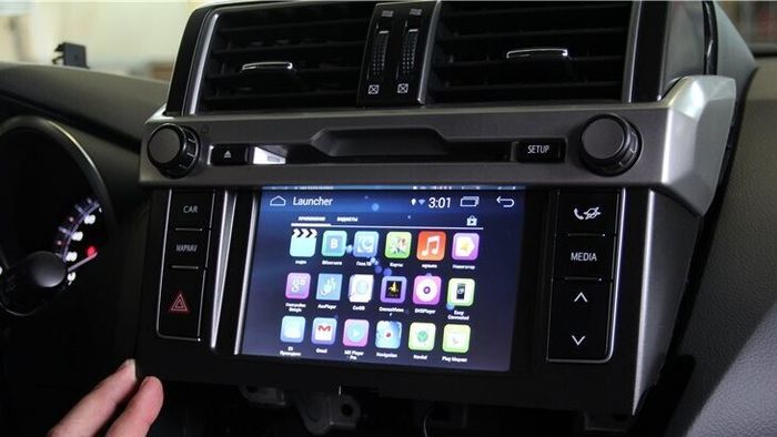 Мультимедиа блок для Toyota Prado 150 2013-2017 (поддержка JBL и 360) - RDL-01-8/128 на Android 12, ТОП процессор, Carplay, 4G SIM-слот, 8/128ГБ