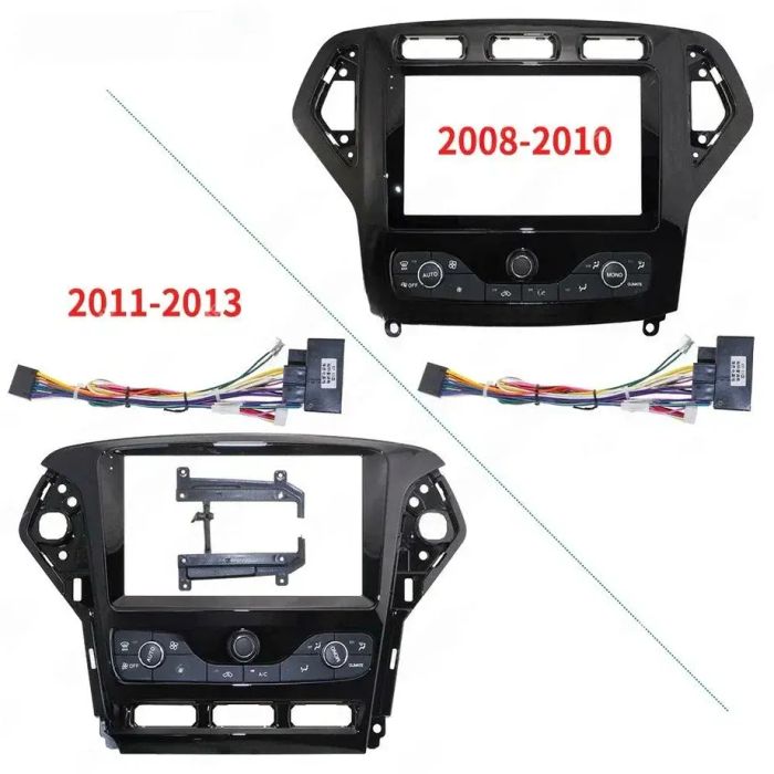 Магнитола для Ford Mondeo 4 2007-2010 - Kuberg SF-9281-1 (рамка 9") QLed+2K, Android 12, Быстрая, CarPlay, 4G SIM-слот