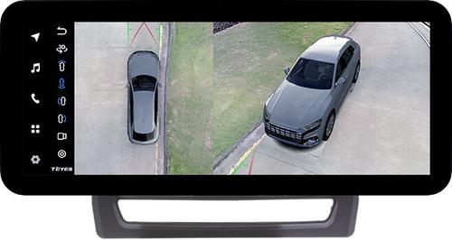 Магнитола для Mitsubishi ASX 2020+ (ШГУ 8", рамка тип 1) - Teyes LUX ONE 360 монитор 12.3" 2K QLED на Android 10, 6Гб+128Гб, CarPlay, 4G SIM-слот, 4 камеры в комплекте