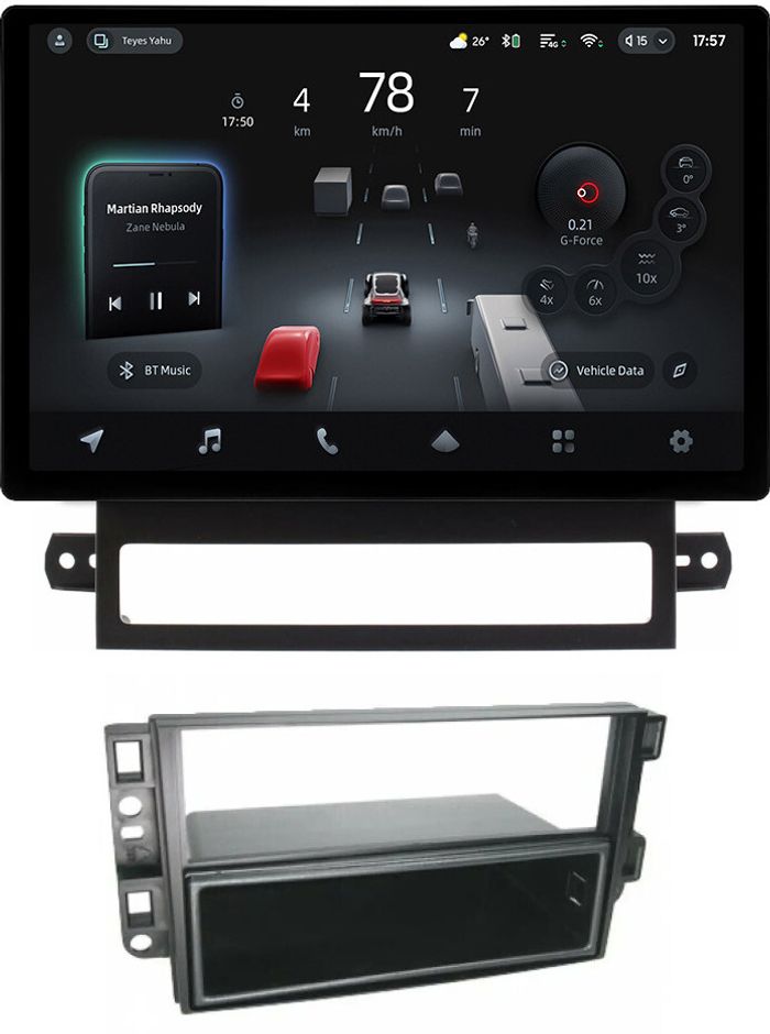 Магнитола для Chevrolet Captiva 2006-2011 (перенос БК вниз) - Teyes CC4-PRO монитор 13" 2K QLED на Android 13, Snapdragon 778G, ИИ, CarPlay, DSP, 4G SIM-слот