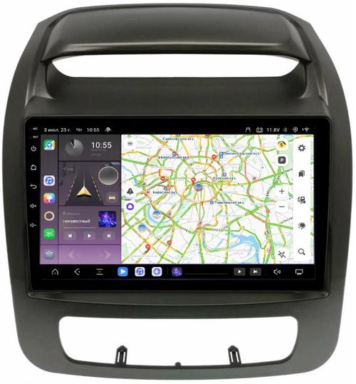 Магнитола для KIA Sorento 2 XM 2012-2020 c экраном климата снизу - Kuberg QLed, Android 13, TS20, CarPlay, SIM-слот