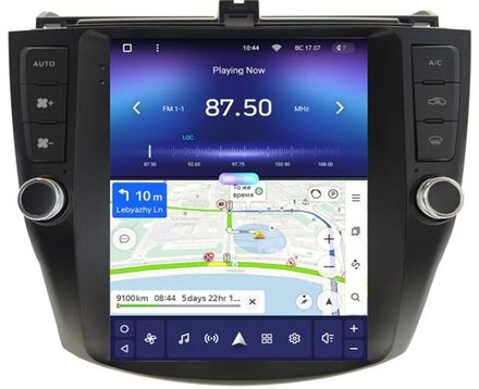Магнитола для Honda Accord 7 2002-2008 (левый руль) - Teyes TPRO 2 монитор 9.7" QLED в стиле "Тесла" на Android 10, TS10, 4G SIM-слот