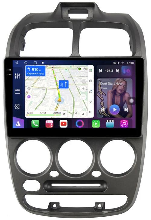 Магнитола для Hyundai Accent 2000-2011 - FarCar 3010M монитор 9.5" QLED на Android 14, TS18, CarPlay, 4G SIM-слот