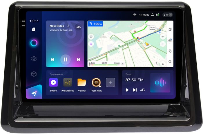 Магнитола для Toyota Noah R80, Voxy, Esqire 2014-2021 - Teyes CC3-2K QLed Android 10, ТОП процессор, SIM-слот, CarPlay