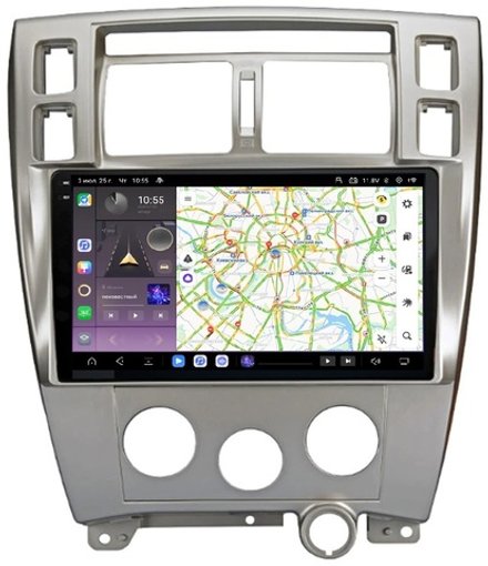 Магнитола для Hyundai Tucson 2004-2009 - Kuberg OL-1725-2 QLed, Android 13, TS20, CarPlay, SIM-слот