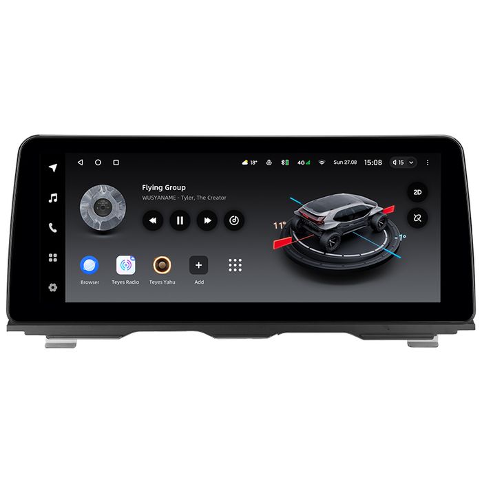 Магнитола для BMW 5-серия F10 2010-2012 CIC - Teyes LUX ONE монитор 12.3" на Android 10, 6/128ГБ, CarPlay, 4G SIM-слот
