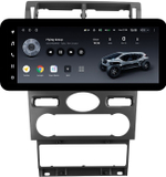 Магнитола для Ford Mondeo 3 2000-2006 (климат) - Teyes LUX ONE ROUND монитор 12.3" 2K QLED на Android 10, CarPlay, 4G SIM-слот