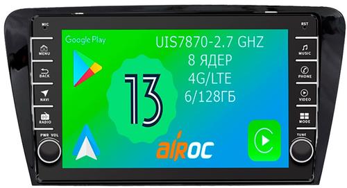 Магнитола для Skoda Octavia A7 2013-2020 - Airoc AB-3201 (кнопки и крутилки), Android 13, TS20, 6/128Гб, SIM-слот, CarPlay