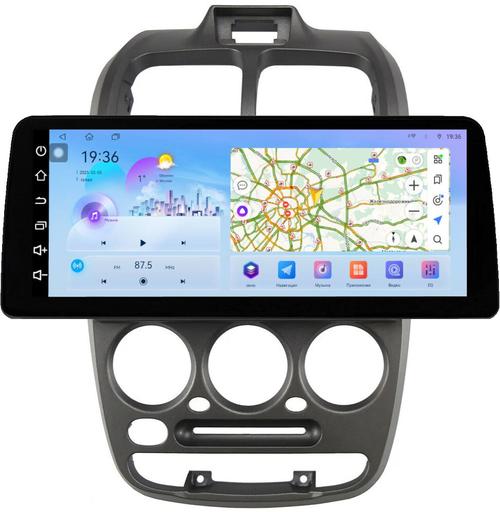 Магнитола для Hyundai Accent 2000-2011 - FarCar монитор 12.3" 2K QLED на Android 14, TS10, CarPlay, 4G SIM-слот
