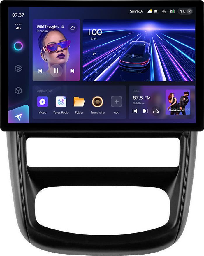 Магнитола для Renault Duster 1 2010-2015 - Teyes CC3-2K монитор 13" 2K QLED, Android 10, Быстрая, CarPlay, 4G SIM-слот