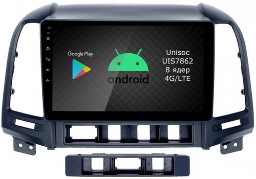 Магнитола для Hyundai Santa Fe 2006-2012 - Airok RI-2008 Android 12, ТОП процессор, 8/128Гб, SIM-слот