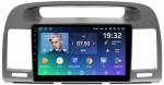 Магнитола для Toyota Camry 30 2001-2006 (рамка графитовая) - Teyes CC2 PLUS монитор 9" QLED, Android 10, Быстрая, SIM-слот