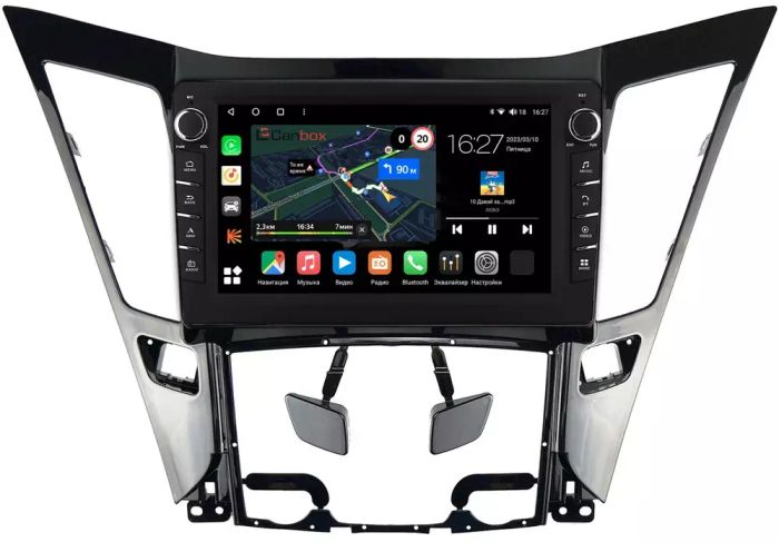 Магнитола для Hyundai Sonata 2010-2013 (YF) - Canbox 9114 Android 10, ТОП процессор, CarPlay, 4G SIM-слот