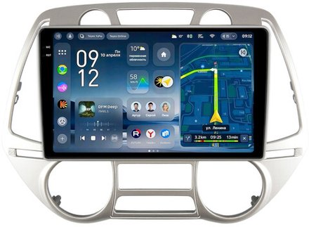 Магнитола для Hyundai i20 2009-2012 (климат) - Teyes CC4-PRO монитор 9.5" 2K QLED на Android 13, Snapdragon 778G, ИИ, CarPlay, DSP, 4G SIM-слот
