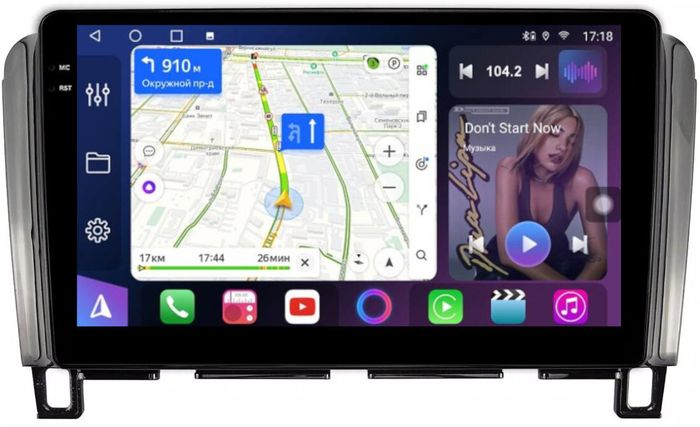 Магнитола для Nissan Serena 2010-2016 - FarCar BM9-9572 монитор 9.5" QLED на Android 14, TS10, 4+32Гб, CarPlay, 4G SIM-слот
