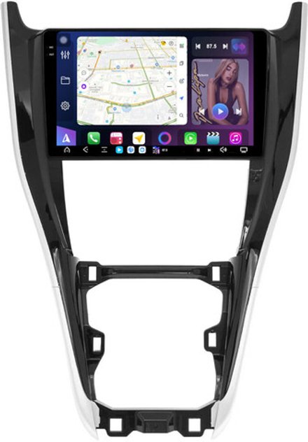 Магнитола для Toyota Harrier 3 XU60 2013-2017 (большая рамка) - FarCar XXL10-9534F1 монитор 10.36" 2K QLED на Android 14, TS20, 8+256Гб, CarPlay, 4G SIM-слот