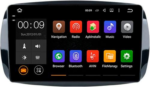 Магнитола для Smart ForTwo/ForFour 2014-2022 - AIROC 2K RX-2509 Android 13, QLed+2K,  ТОП процессор, 8/128, CarPlay, SIM-слот