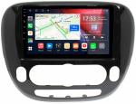 Магнитола для KIA Soul 2 2014-2019 (кондиционер, рамка глянцевая) - Canbox 9-157 Qled, Android 10, Быстрая, SIM-слот