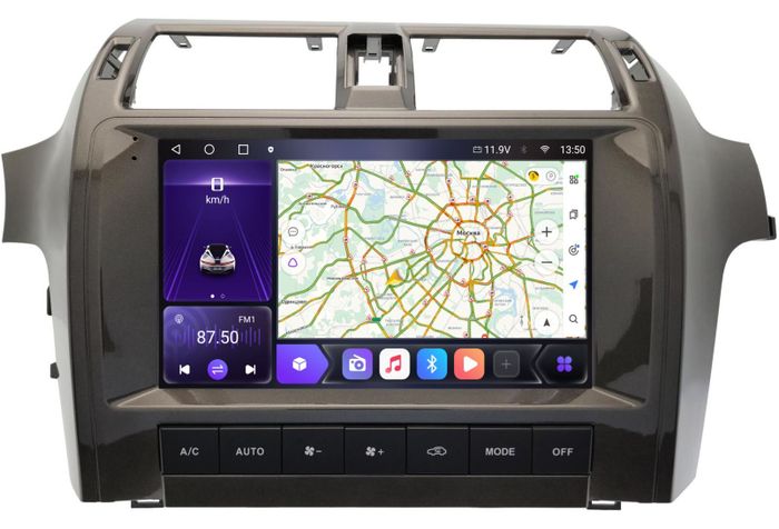 Магнитола для Lexus GX460 2009-2019 (без Mark Levinson) - Kuberg SF-1815 монитор 10.36" QLed+2K на Android 12, ТОП процессор, CarPlay, 4G SIM-слот