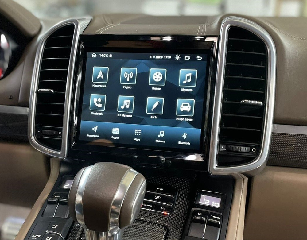 Магнитола для Porsche Cayenne 958 2010-2016 - Parafar PF955M4/64 монитор 8.4" на Android 11, SIM-слот, 4ГБ-64ГБ