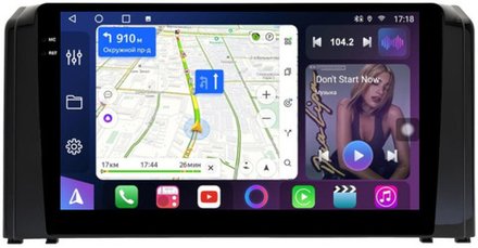 Магнитола для Toyota Roomy, Daihatsu Thor, Subaru Justy 2020-2024 - FarCar 9559N монитор 10.36" QLED на Android 14, TS18, CarPlay, 4G SIM-слот