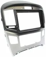 Магнитола для Hyundai H1, Grand Starex 2015-2022 (ШГУ монохром, авто с часами) - FarCar GX9-7000F3 монитор 9.5" 2K QLED на Android 14, TS20, 6+128Гб, CarPlay, 4G SIM-слот