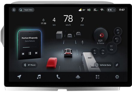 Магнитола для Toyota Land Cruiser Prado 150 2014-2017 (рамка 10) - Teyes CC4-PRO монитор 13" 2K QLED на Android 13, Snapdragon 778G, ИИ, CarPlay, DSP, 4G SIM-слот