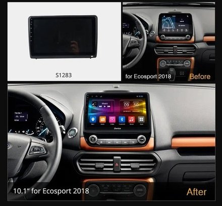 Магнитола для Ford Ecosport 2017-2019 - Kuberg OL-1283 QLed+2K, Android 13, UIS7870 (DUDU7), CarPlay, SIM-слот