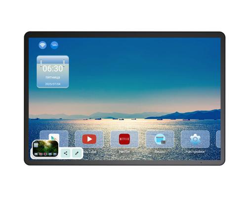 Монитор на подголовник - ERGO ER1380AN с сенсорным экраном 13” (IPS 2K 2880х1920, Android, 8+128Gb,4G +out) черный