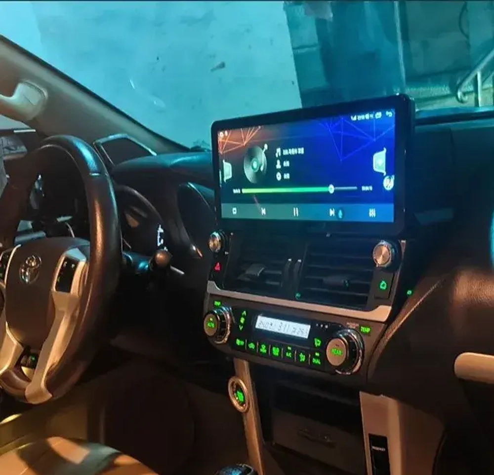 Магнитола для Toyota Land Cruiser Prado 150 2009-2013 - Redpower 85065XLM монитор 12.3" QLED в стиле Audi, Android 14, CarPlay, 4G SIM-слот