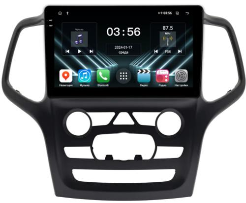 Магнитола для Jeep Grand Cherokee WK2 2013-2021 (взамен 5" экрана) - FarCar DX9-9564F2 монитор 9.5" IPS на Android 13, 4+64Гб, CarPlay