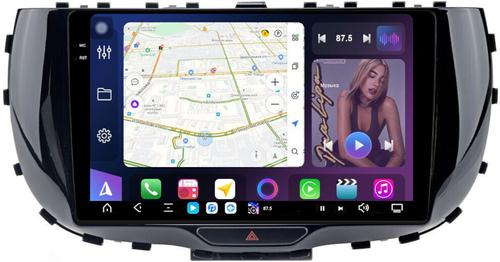 Магнитола для KIA Soul 3 2019+ - FarCar GX1214M монитор 9.5" 2K QLED на Android 14, TS20, 6+128Гб, CarPlay, 4G SIM-слот