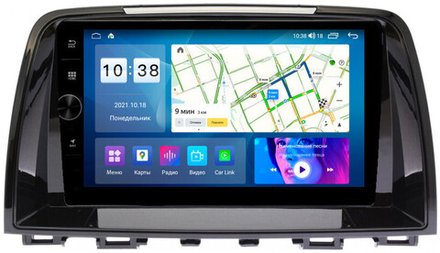 Магнитола для Mazda 6 2012-2014 - Parafar PF010LHDAV на Android 12, ТОП процессор, 3Гб+32Гб, CarPlay, 4G SIM-слот