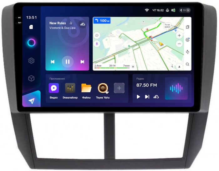 Магнитола для Subaru Forester 3 SH 2008-2013, Impreza 3 GH,GE - Teyes CC3-2K QLed Android 10, ТОП процессор, SIM-слот, CarPlay