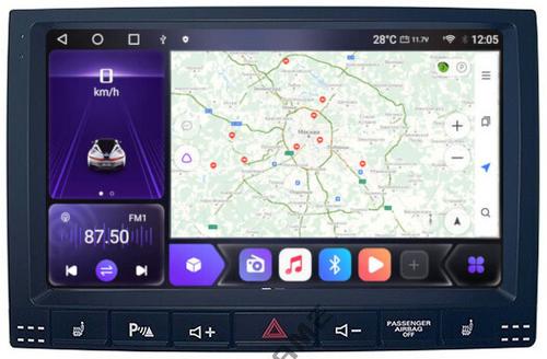 Магнитола для Volkswagen Touareg 2002-2010 - Kuberg SF-9306 QLed+2K, Android 12, TS10,  CarPlay, 4G SIM-слот