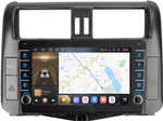 Магнитола для Toyota Land Cruiser Prado 150 2009-2013 (взамен 7" навигации) - Kuberg EW-9613-2 (кнопки и крутилки), Android 12, TS10, CarPlay, 4G SIM-слот