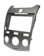 Комплект рамки с разъёмами 9" KIA Cerato 2008-2013 кондей (серебро)