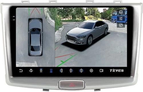 Магнитола для Haval H6 2014+ - Teyes CC3-2K-360 на Android 10, 2K QLED, 6Гб+128Гб, CarPlay, 4G SIM-слот, 4 камеры в комплекте