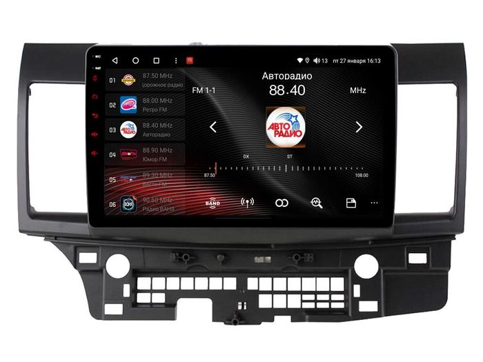 Магнитола для Mitsubishi Lancer X 2007-2016 - Vaycar VA47-0037 с экраном 10" на Android 13, 8-ядер, 2Гб-32Гб, 4G SIM-слот