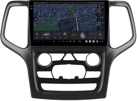 Магнитола для Jeep Grand Cherokee WK2 2013-2021 (взамен 5" экрана) - Kuberg EW-9176-1 QLed+2K, Android 13, UIS7870 (DUDU7), CarPlay, SIM-слот