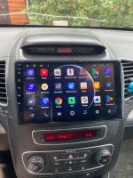 Магнитола для KIA Sorento 2 XM 2012-2020 c экраном климата снизу (рамка-накладка) - Parafar PF224LUX1UHD на Android 13, Быстрая, QLED, CarPlay, 4G SIM-слот