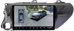 Магнитола для Toyota Hilux 8 2015-2023+ - Teyes CC3-2K-360 на Android 10, 2K QLED, 6Гб+128Гб, CarPlay, 4G SIM-слот, 4 камеры в комплекте