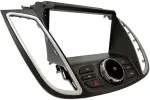Магнитола для Ford Kuga 2 2017-2019 (SYNC 3, рамка с кнопками тип 1) - FarCar S400-TS18 монитор 9.5" QLED на Android 14, CarPlay, 4G SIM-слот