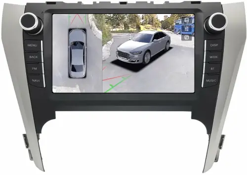 Магнитола для Toyota Camry 50 2011-2014 (рамка с крутилками и кнопками) - Teyes CC3-2K-360 на Android 10, 2K QLED, 6Гб+128Гб, CarPlay, 4G SIM-слот, 4 камеры в комплекте