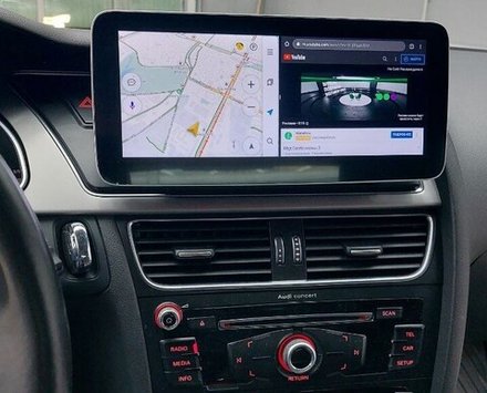 Магнитола для Audi A4 B8, A5 (8T) 2007-2016 (с джойстиком MMI) - RDL-8201MMI монитор 10.25" на Android 13, 8Гб+128Гб, CarPlay, 4G SIM-слот