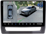 Магнитола для Mitsubishi ASX 2020+ (ШГУ 8", рамка тип 1) - Teyes CC3-2K-360 монитор 10.36" 2K QLED на Android 10, 6Гб+128Гб, CarPlay, 4G SIM-слот, 4 камеры в комплекте