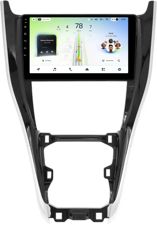 Магнитола для Toyota Harrier 3 XU60 2013-2017 (большая рамка) - Teyes CC4L монитор 10" IPS на Android 14, Snapdragon 662, CarPlay, 4G SIM-слот