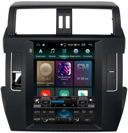 Магнитола для Toyota Land Cruiser Prado 150 2014-2017 - Airok RT-1116 ("Тесла-Стиль"), Android 11, 6Gb-128Gb, SIM-слот