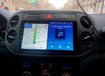 Магнитола для Volkswagen Tiguan 1 2007-2016, Golf Plus (рамка 9 чёрная, любая кнопка) - Teyes CC2 PLUS монитор 9" QLED, Android 10, Быстрая, SIM-слот